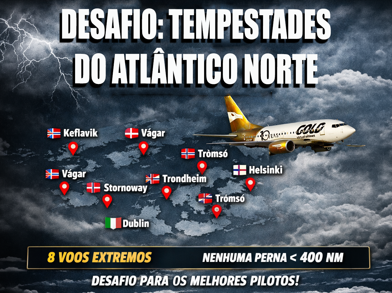 Desafio: Tempestades do Atlântico Norte IFR